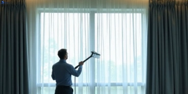 Commercial curtain stain removal service hmas-waterhen-nsw hotels offices restaurants